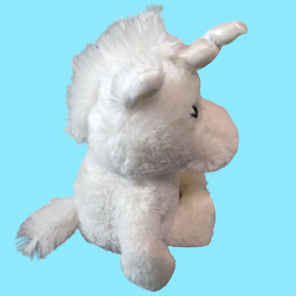 Cuddly Friends Unicorn White Plush Stuffed Animal Super Soft Aurora World - Picture 3 of 12